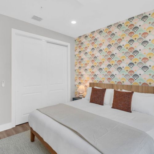 Private, serene bedroom perfect for recharging.