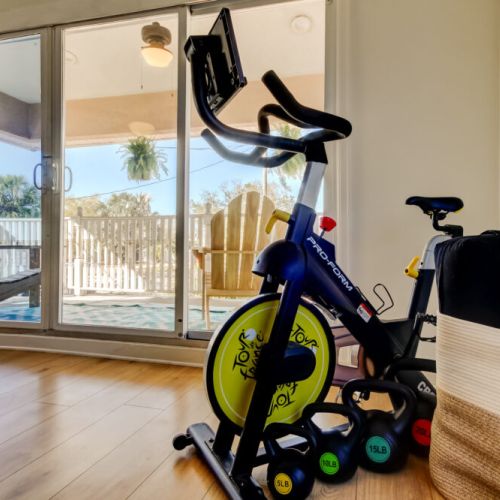 Exercise equipment.