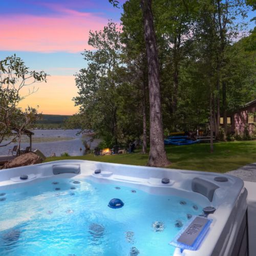 Soak, relax and enjoy the view.