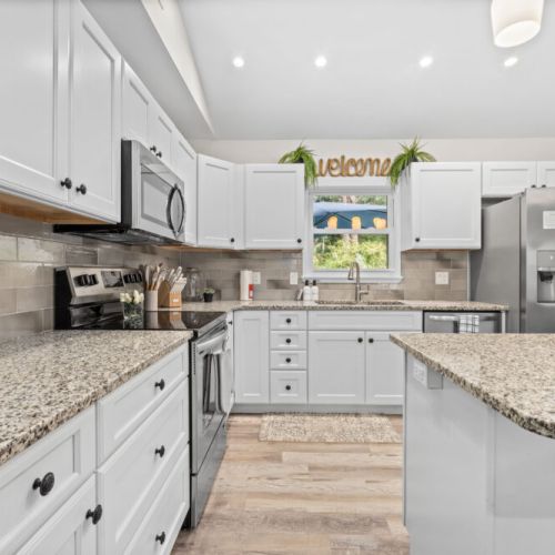 Large open kitchen