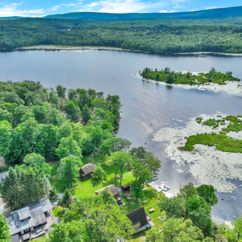 Drone Shots. Surrounded by beautiful trees.