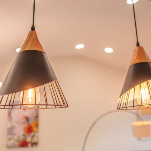 Lighting details.