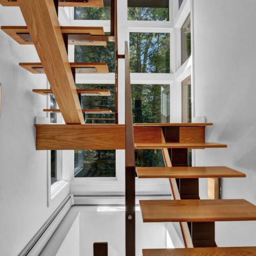 Architectural stairway.