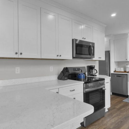 A fully equipped kitchen ready for all your cooking needs
