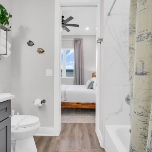 Second floor bathroom.