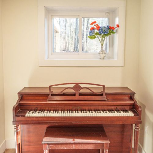 Play the piano. We just had it tuned.