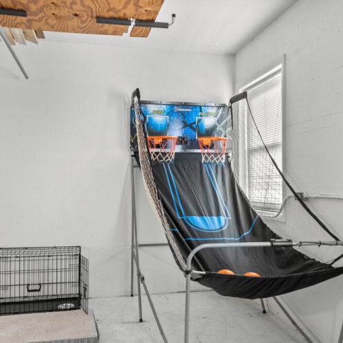 Basketball arcade game for endless fun and friendly competition.