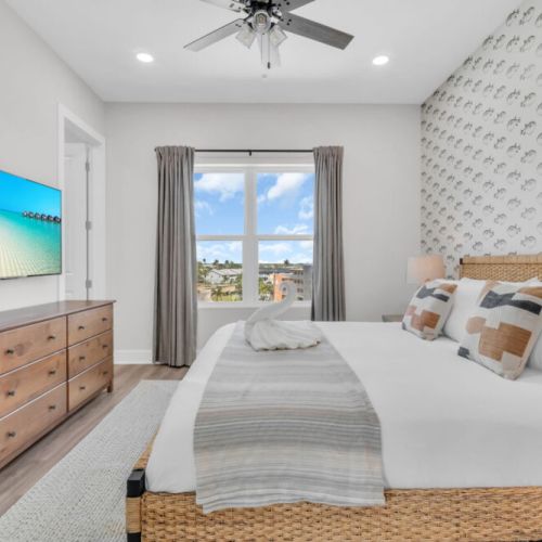 Primary suite -spacious, calming, comforting, relaxing.