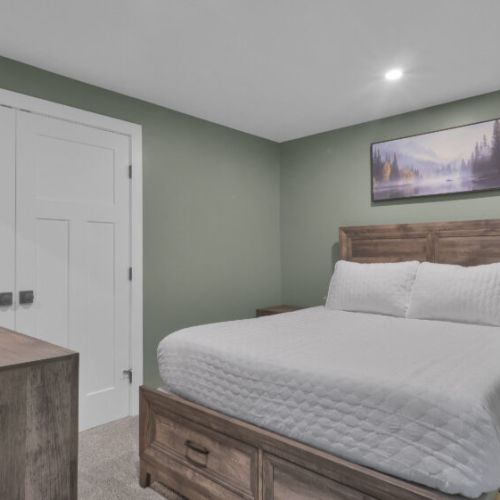 Settle in and recharge in this cozy bedroom with a queen bed!