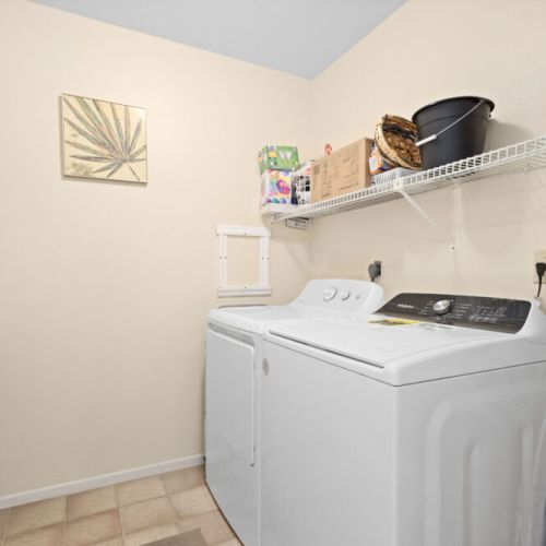 Laundry room.