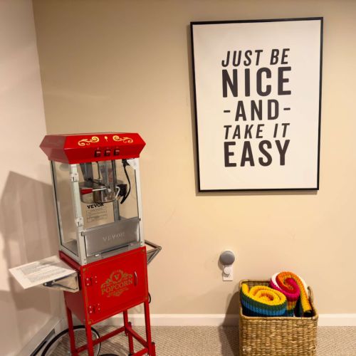 Vintage Popcorn Machine.
