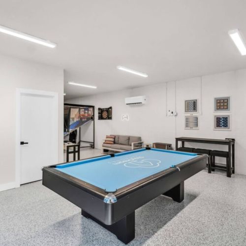 The ultimate spot for entertainment! Our game room is filled with games, activities, and plenty of space to let your competitive side come alive.