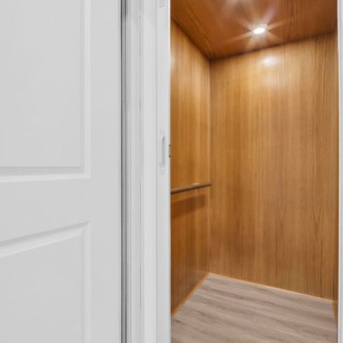 Elevator to get to all the levels in the home.