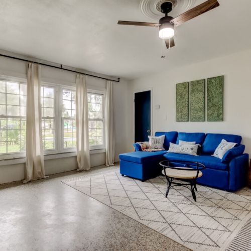 Open living room area