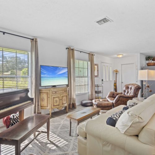 Relax in one of the 2 living spaces.