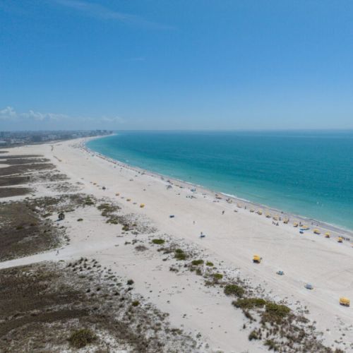 One of Florida’s most beautiful beaches right outside your door.