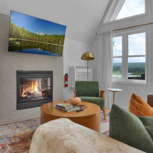 Beautiful A-Frame of Mind is calling your name. Look at that view.