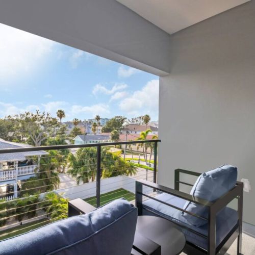 Step outside, slow down, and appreciate the moment.  Relax on one of 3 private balconies.
