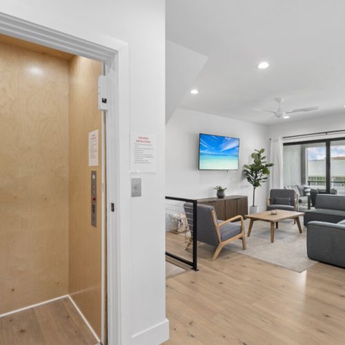 Private elevator for effortless access to every level.