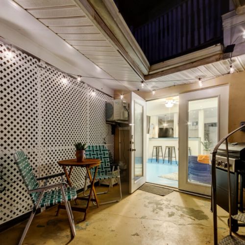 Outdoor patio area - grill & chill.