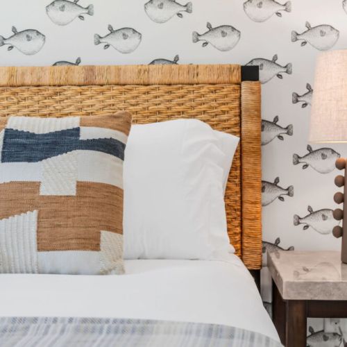 Here's to a relaxing vacation. All details are thought of.