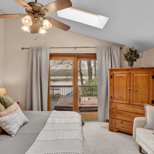 Cozy, comfortable beds, pillows, bedding.