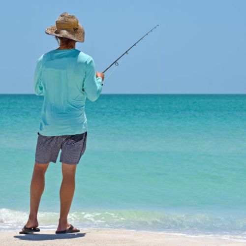 Many fishing opportunities everywhere you look.  Check out our guide book after booking for charter information.
