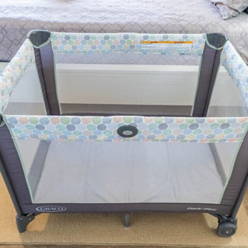 We have a pack n play and high chair.