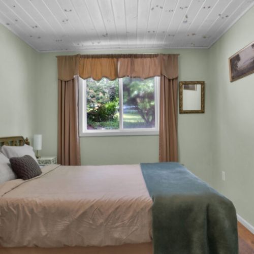 Your private sanctuary. Cozy beds paired with peaceful views of the trees right outside your window—perfect for a restful night's sleep.