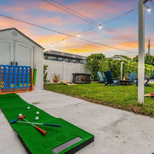 Enjoy a little put put before you go to one of the nearby golf courses.