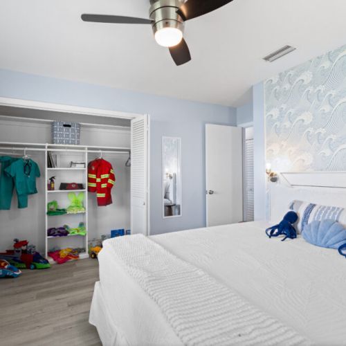 Closet full of toys, perfect for keeping little ones entertained during your stay.