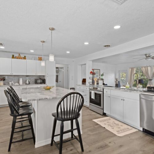 Fully stocked kitchen ready for your favorite recipes.