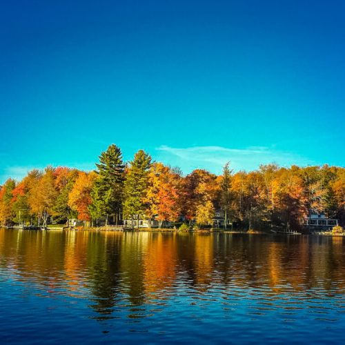 A beautiful fall day on the lake!