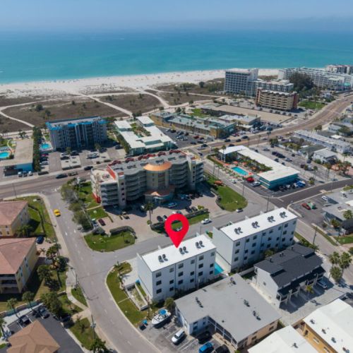 Location is perfection! One of Florida's most beautiful beaches right outside your door.