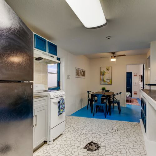 Kitchen and dining area.