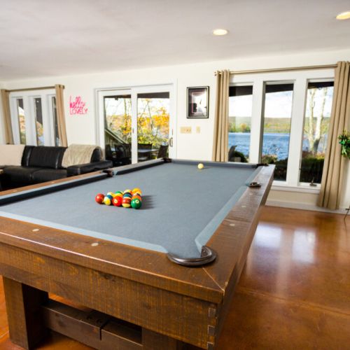 Challenge your friends and family to a round of pool