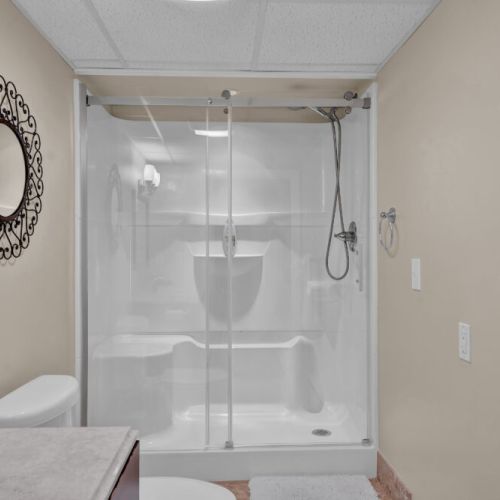 Walk-in Shower.