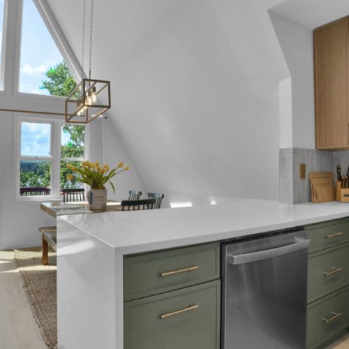 A cozy kitchen perfect for cooking and gathering with loved ones.
