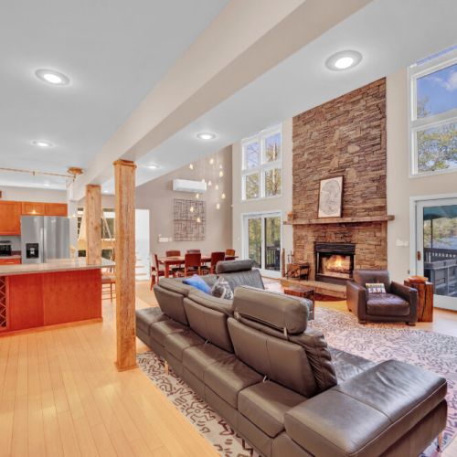 Pro tip: The couch backs extend for full lounge mode.