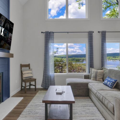 Sink into the comfortable seating and relax after a day of adventure.