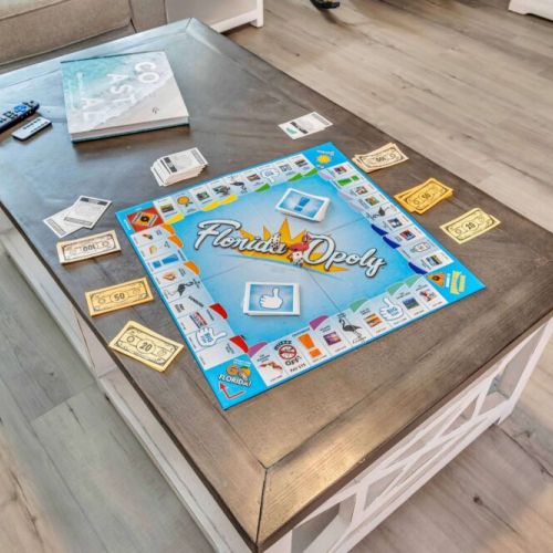 Game Room Fun: Enjoy Florida-themed game nights with family and friends in style!