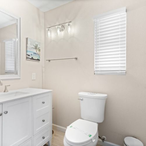 Master bedroom with a private ensuite bathroom for ultimate comfort and convenience.