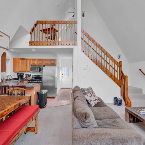 The perfect layout. Wood accents.